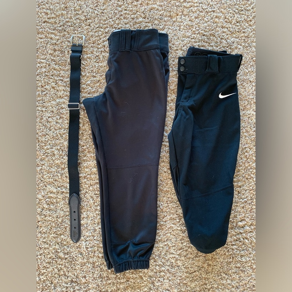 2 Pair Softball Pants and Belt
